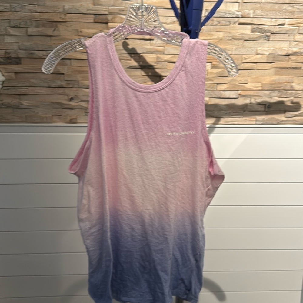 Spiritual Gangster Tank with long V shaped back. Size Medium